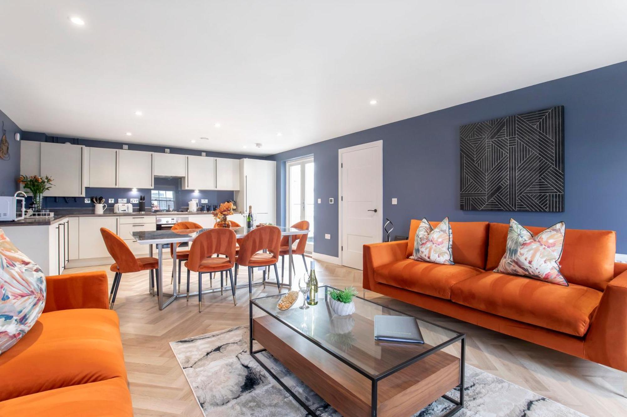 Apartamento Elliot Oliver - Luxury Three Bedroom Town Centre With Parking