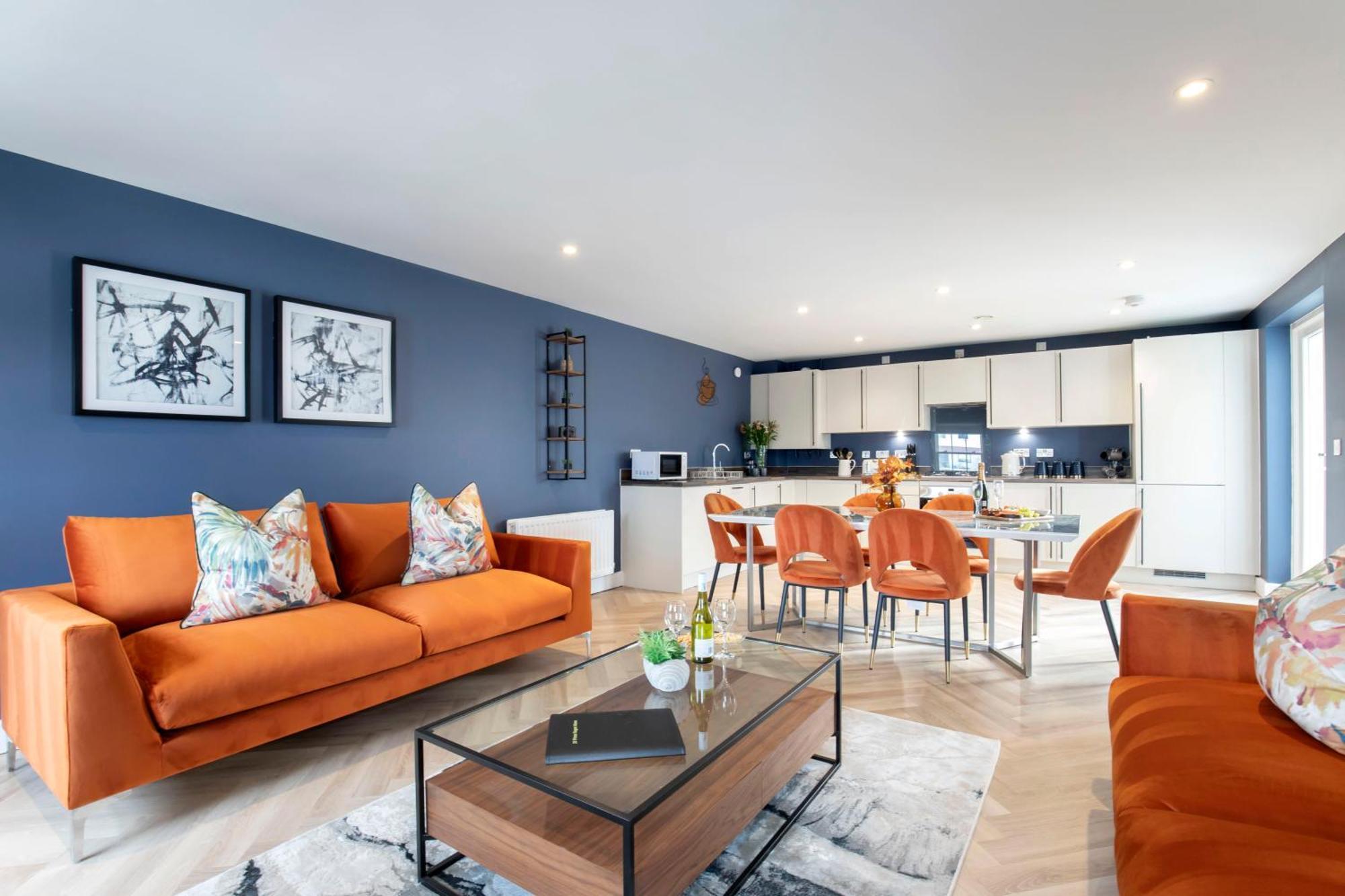 Elliot Oliver - Luxury Three Bedroom Town Centre With Parking Apartamento